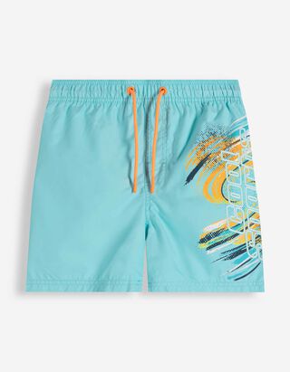 Badehose - Print - T&uuml;rkis