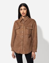 &scaron;varkas -mar&scaron;kiniai - Odos imitacija - rudas