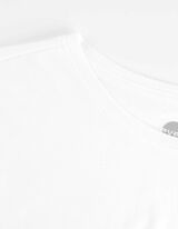 Tričko - Okrúhly výstrih - biely