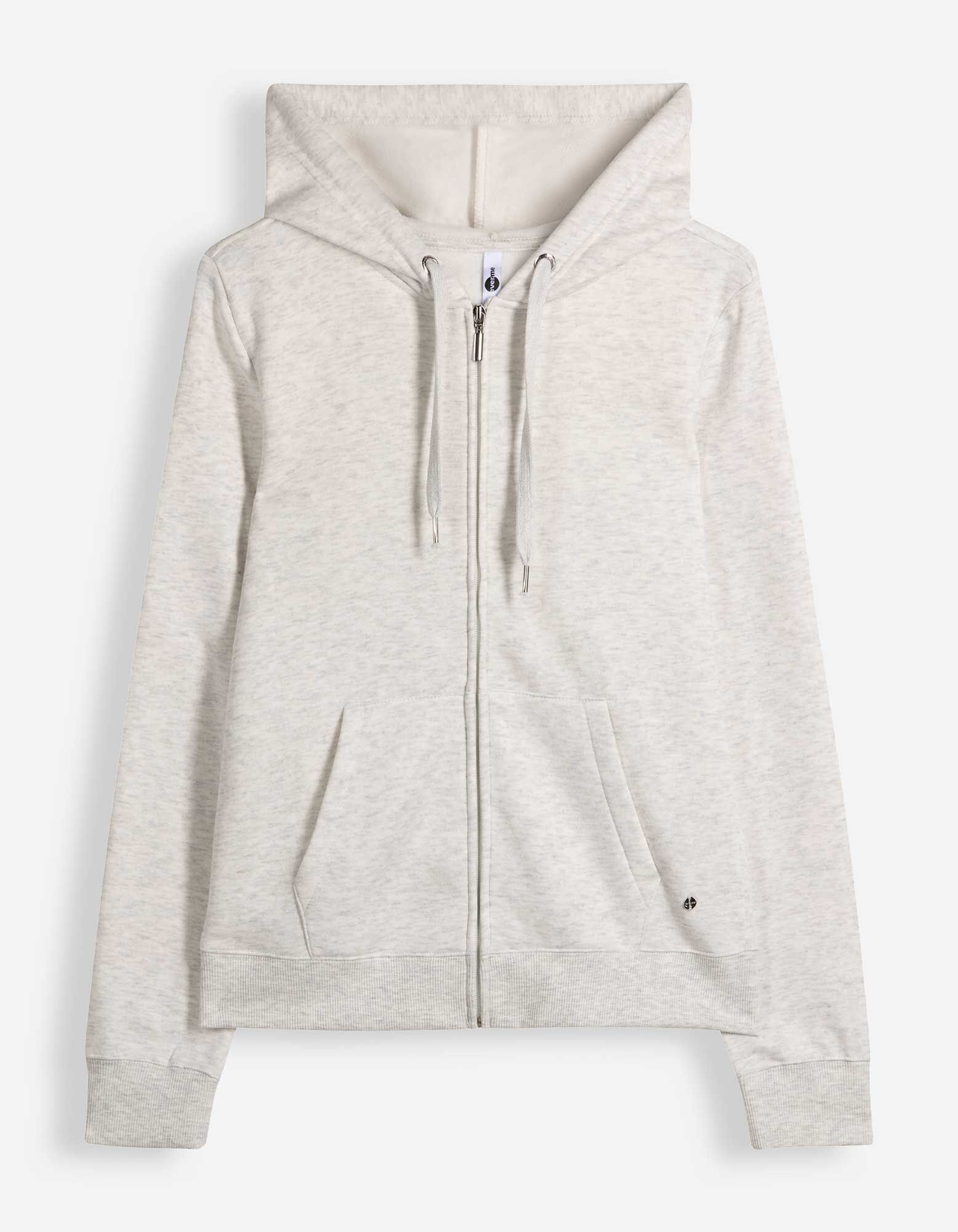 Sweatjacke - Regular Fit - Hellgrau
