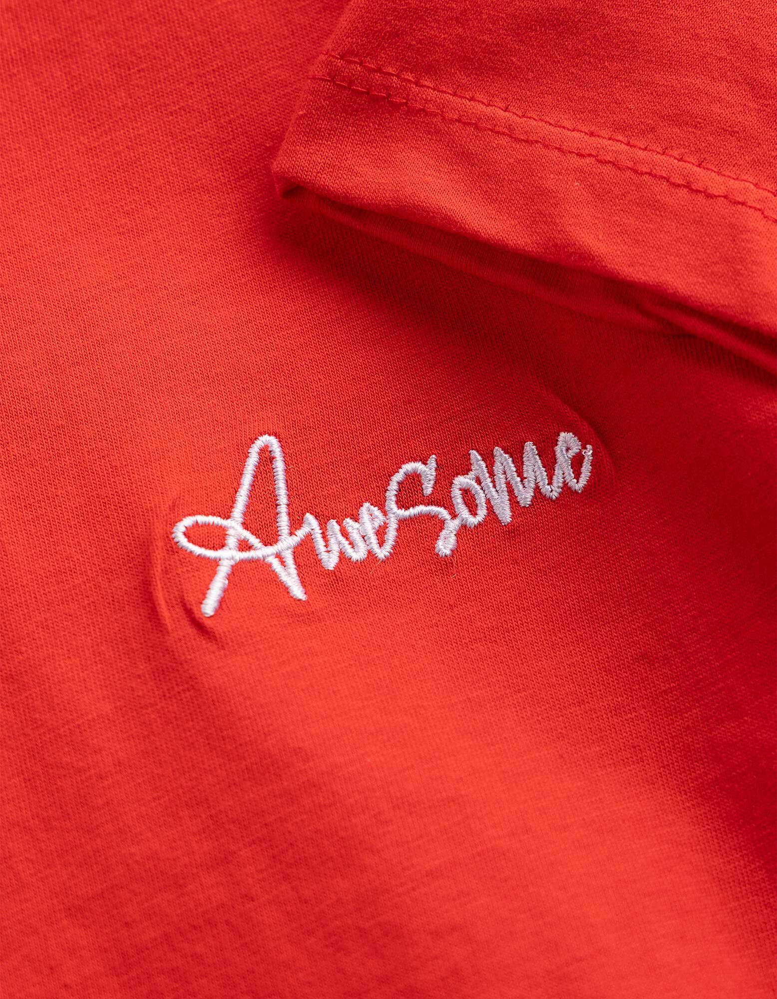 T-shirt - Borduursels - rood
