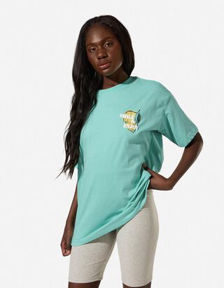 T-Shirt - R&uuml;ckenprint - Mint