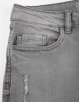 Jeans - Girlfriend Fit - Gri