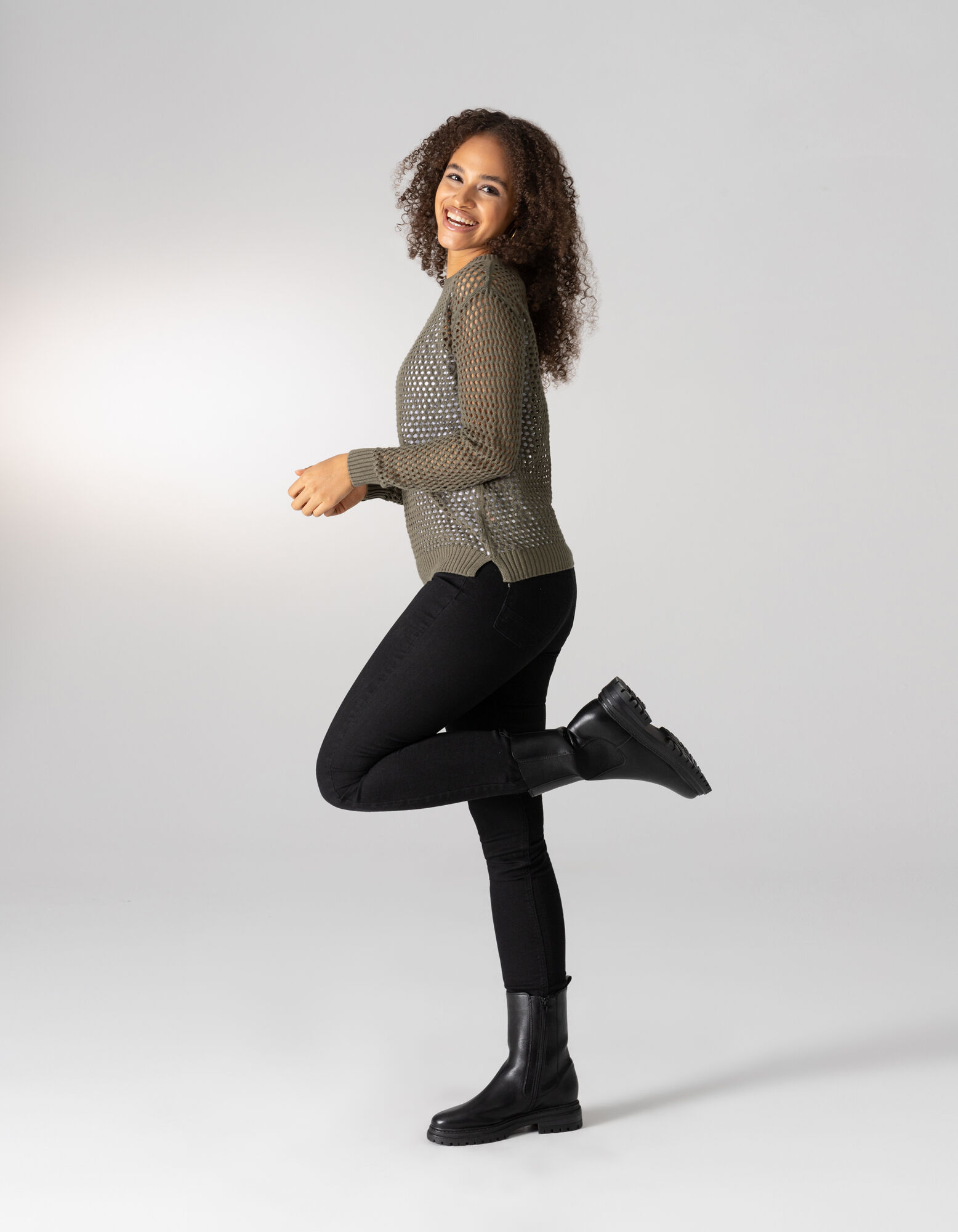 Pull-over - Coupe Regular Fit - Vert fonc&eacute;