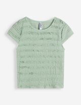 T-shirt de court - raccourci - menthe