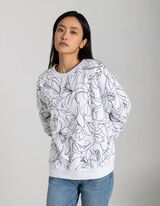 Felpa - Oversized Fit - bianco