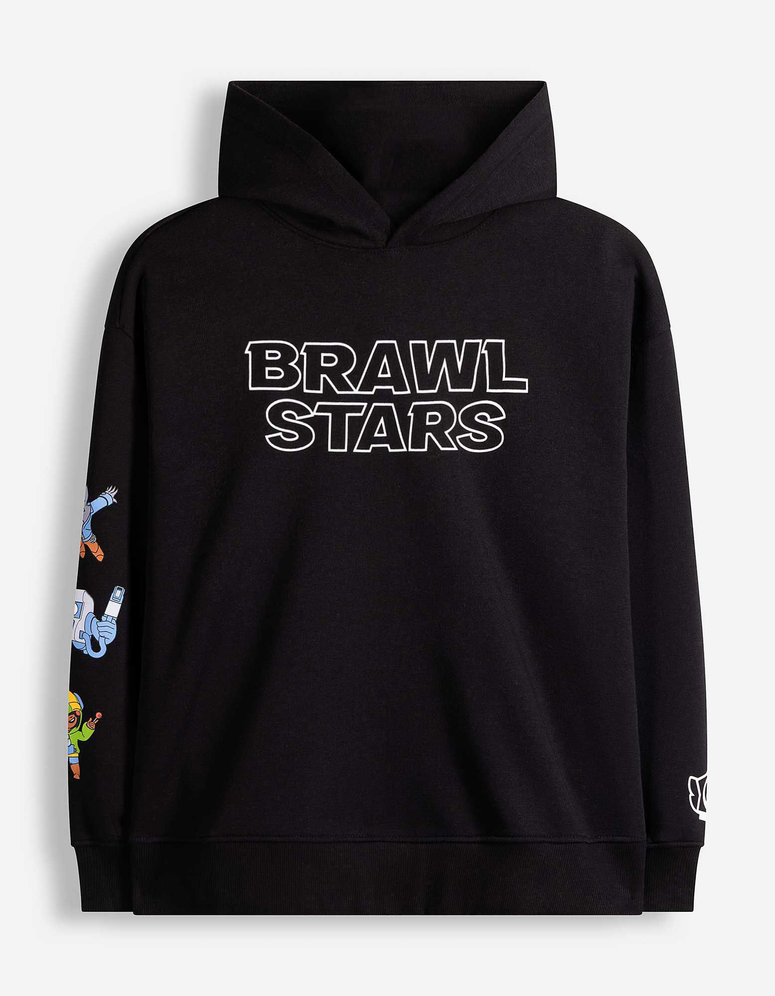 Mikina s kapucňou - Brawl Stars - Čierna