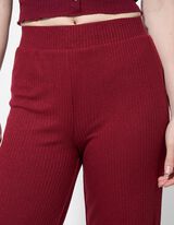 Pantaloni - A costine - rosso scuro