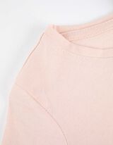 Langarmshirt - Frontprint - rosa