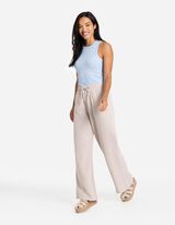 Palazzobroek - Mousseline - beige