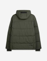 Jacke - Kapuze mit Tunnelzug - dunkelgr&uuml;n