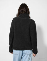 Sportska majica - Umjetno krzno - crna