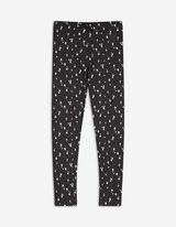 Leggings - Allover-Print - dunkelgrau