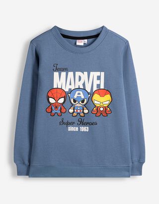 Sweatshirt - Spiderman - blau