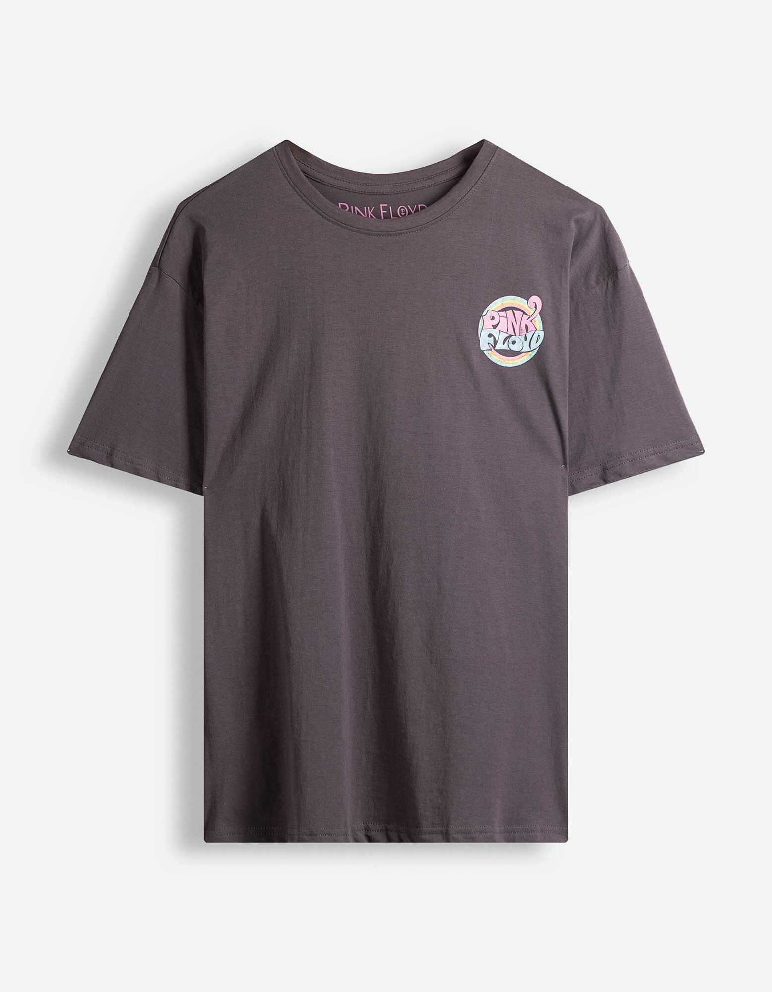 T-Shirt - R&uuml;ckenprint - Dunkelgrau