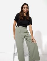 Hose - einfarbig - hellgr&uuml;n