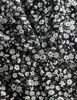 Blusenshirt - Allover-Print - schwarz