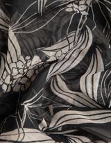 Sjaal - Motief all-over - beige