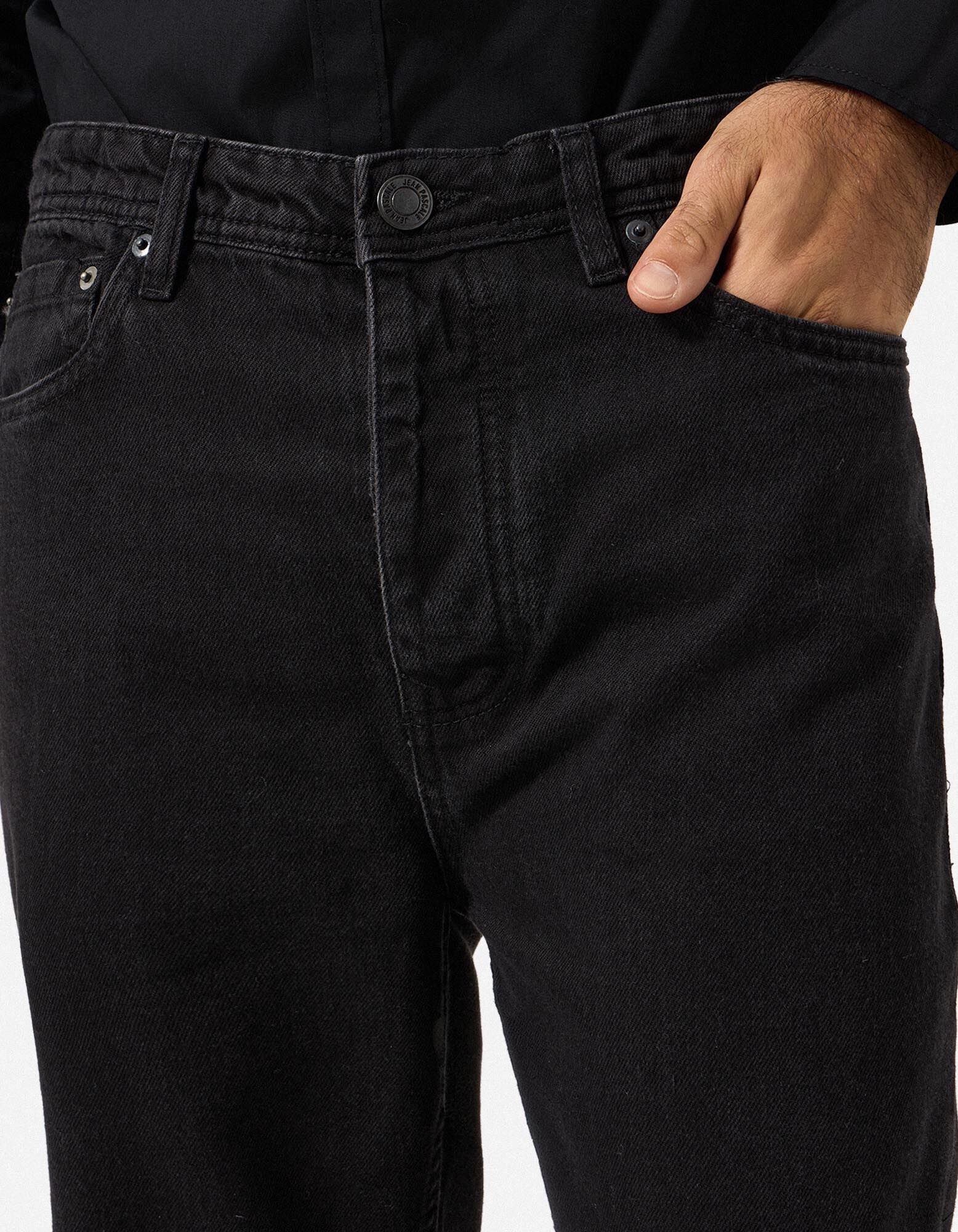Jean - Coupe Relaxed Fit - Gris