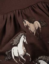 Rochie - Jersey - Maro inchis