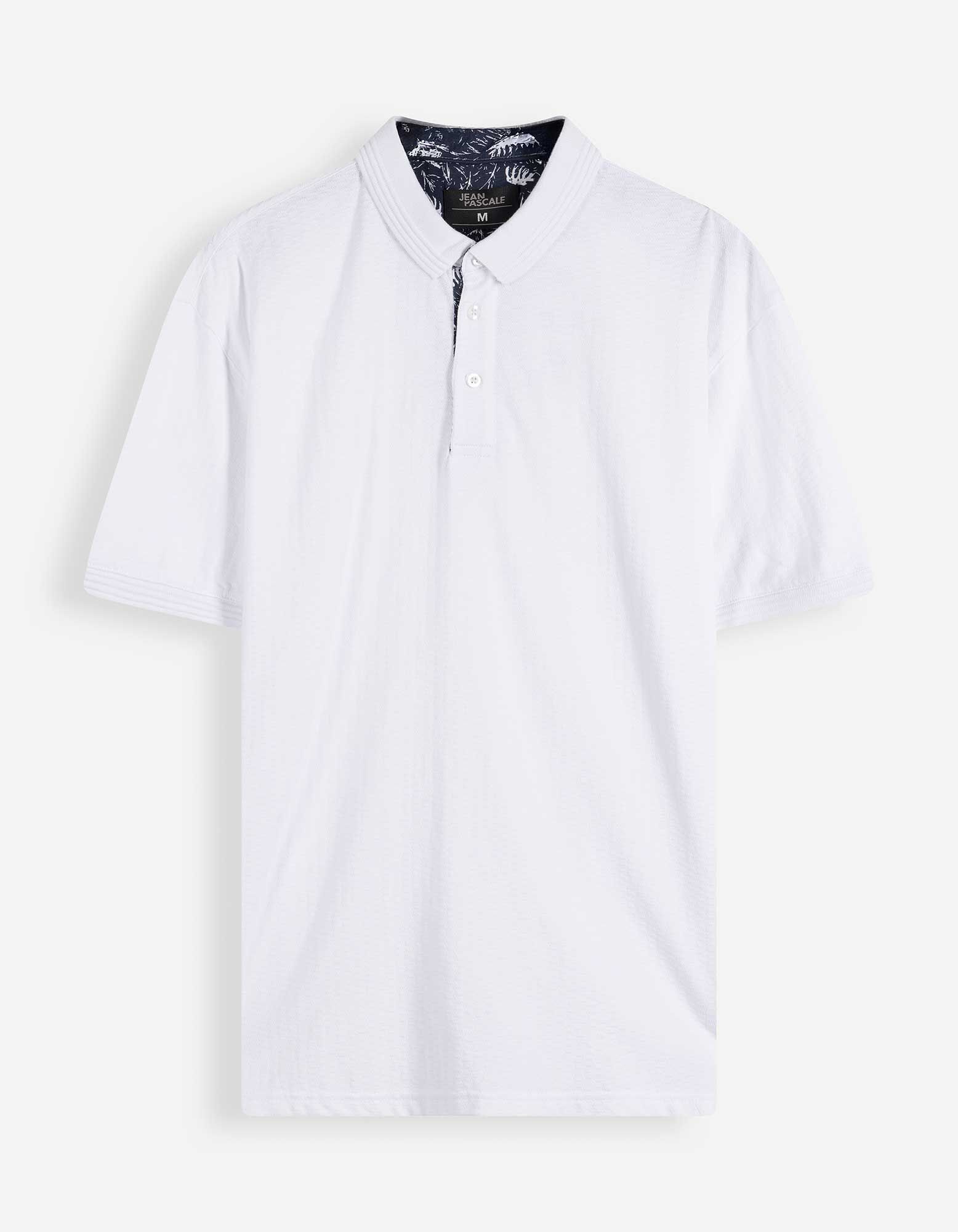 Polo - Unicolore - blanc