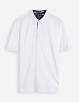 Polo - Unicolore - blanc