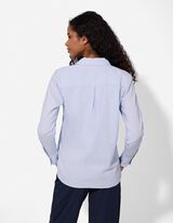 Overhemdblouse - Zachte touch - lichtblauw