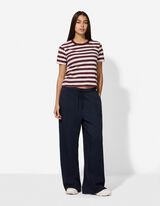 T-shirt - Strepen - wit