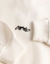 Langarmshirt - Print - Off-White