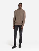 Strickpullover - Rollkragen