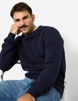 Sweatshirt - Relax Fit - blau