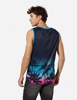 Tanktop - Mesh - blau