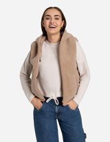 Gilet - Omkeerbaar - beige