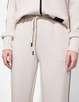 Palazzo kelnės - &Scaron;oninės juostos - baltas