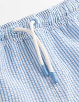 Badehose - Seersucker - hellblau