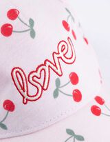 Basecap - Allover-Print - rosa