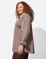 Blousjas - Knoopsluiting - beige