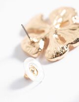 Oorbellen - Strass - goud