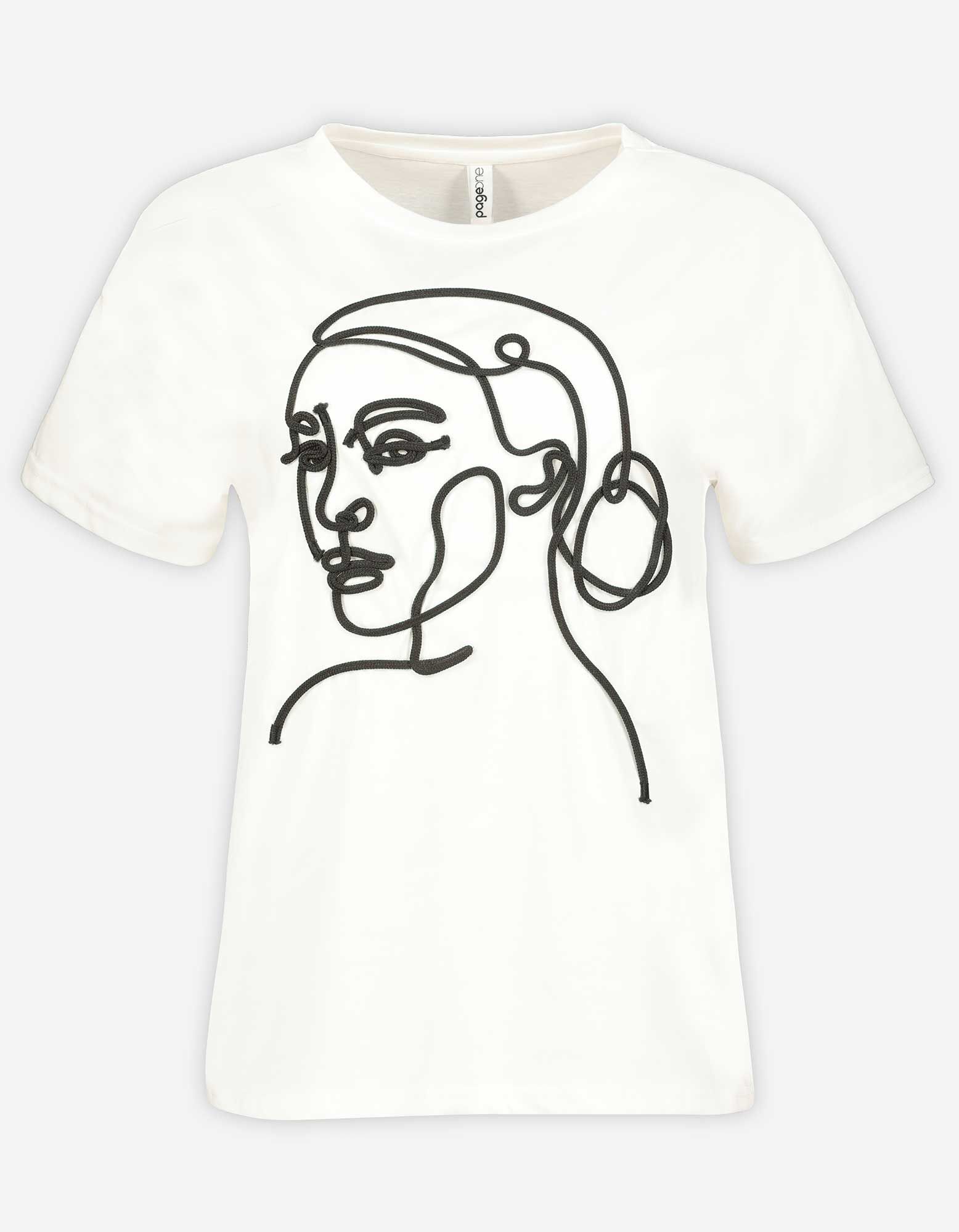 Damen T-Shirt - 3D-Applikation