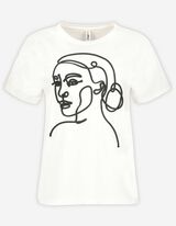 Damen T-Shirt - 3D-Applikation