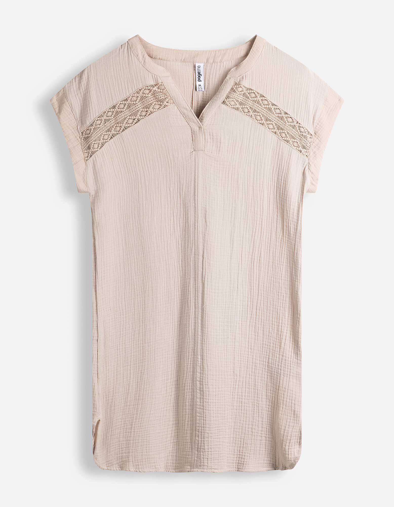 Kleid - Beige