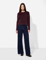 Pullover - dunkellila