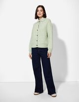 Cardigan - Strick - grün