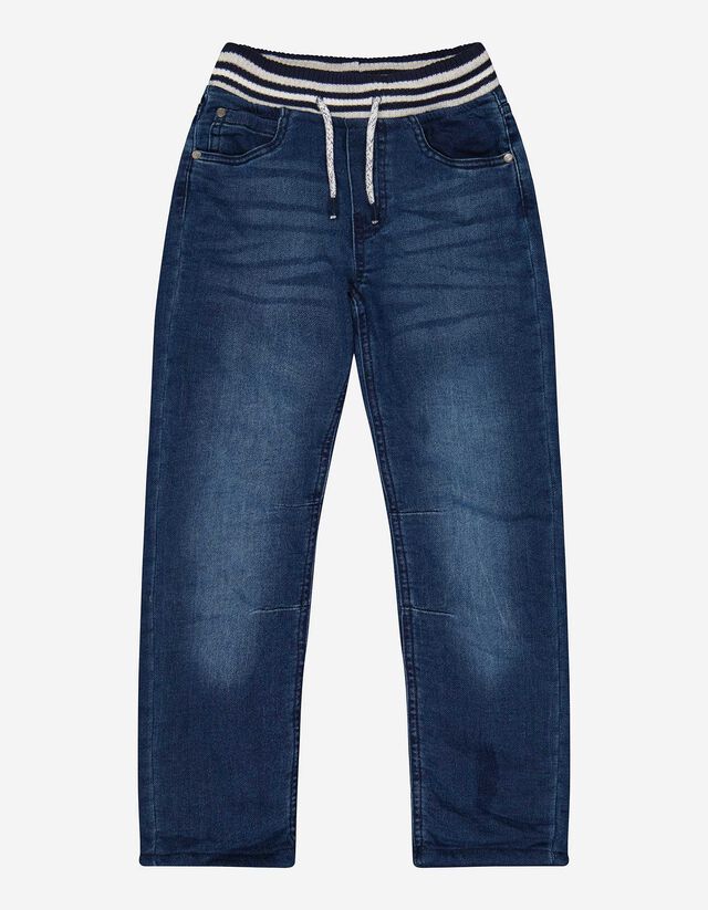 Pantaloni jogging - Efect termic - Albastru