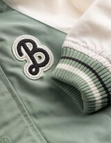 Collegejacke - 3D-Applikation - gr&uuml;n