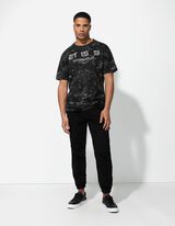 Cargobroek - Opgestikte zakken - zwart