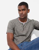 T-shirt - Regular Fit - verde scuro