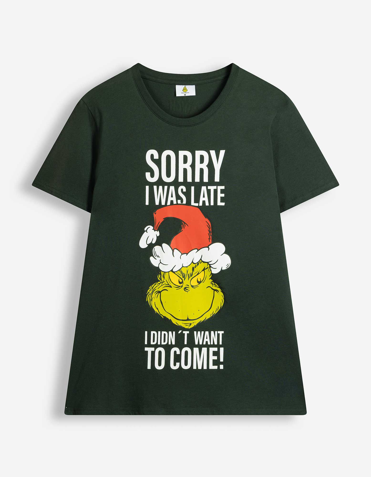 T-Shirt - Grinch - Dunkelgr&uuml;n
