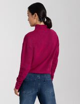 Džemper - Ruska kragna - ljubicasta