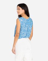 Halenkové tričko - LENZING™ ECOVERO™ - modra